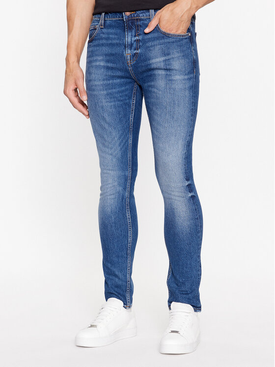 Guess Džinsi M3BA27 D4Z83 Zils Slim Fit