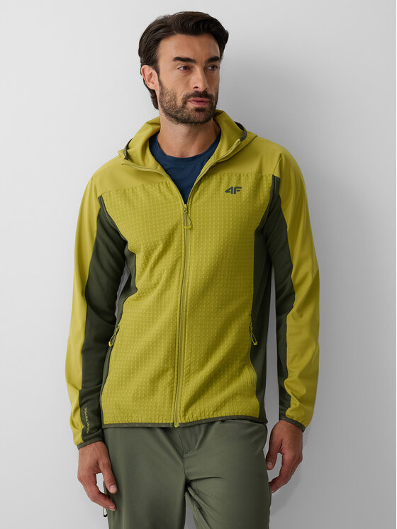 4F 4F Kurtka przejściowa BETWEEN LAYERS Khaki Regular Fit