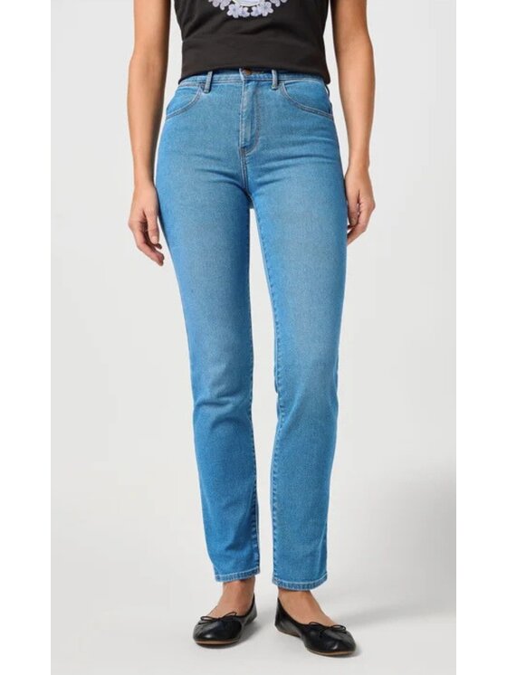 Wrangler Wrangler Jeansy Slim 610 Niebieski Slim Fit