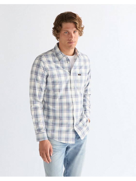 Wrangler Wrangler Koszula 1 PKT SHIRT Kolorowy Regular Fit