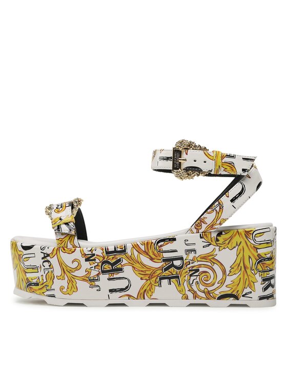 Versace Jeans Couture Versace Jeans Couture Сандали 74VA3S06 Бял