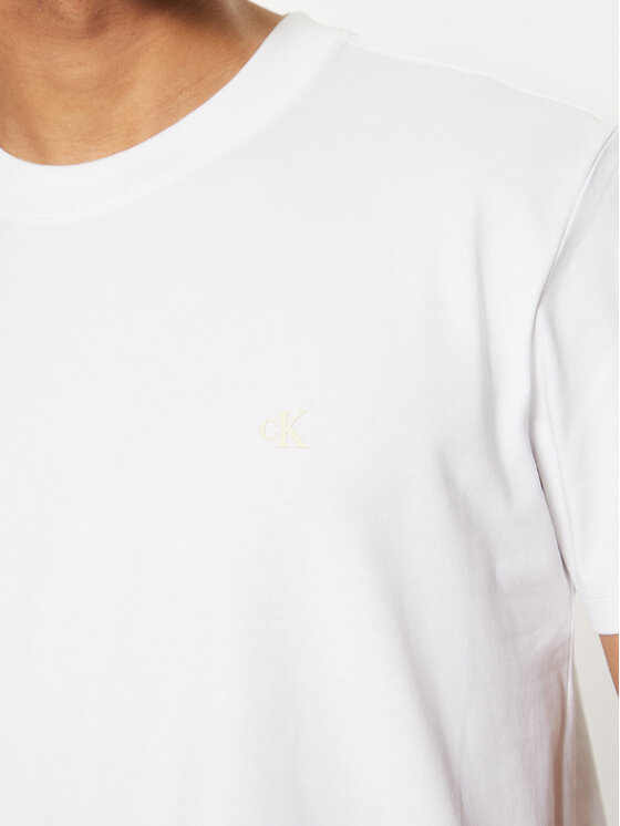 Calvin Klein Jeans Calvin Klein Jeans Тишърт J30J326683 Бял Regular Fit