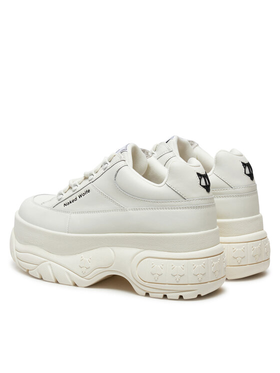 Naked Wolfe Naked Wolfe Sneakersy Sporty Biela