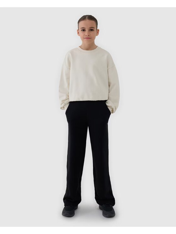 4F 4F Felpa 4FJWSS25TSWSF1479-12S Bianco Regular Fit