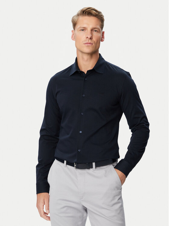 BOSS BOSS Košulja Mysoft 50519748 Tamnoplava Regular Fit