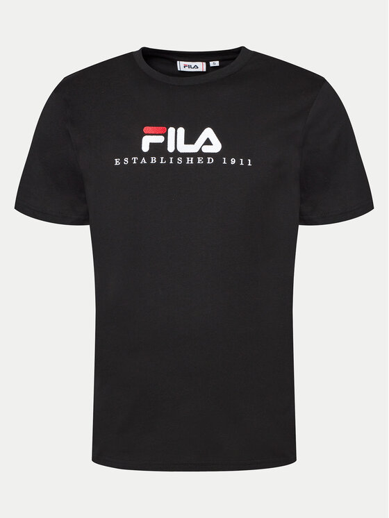 Fila T-krekls FAU0147 Melns Regular Fit