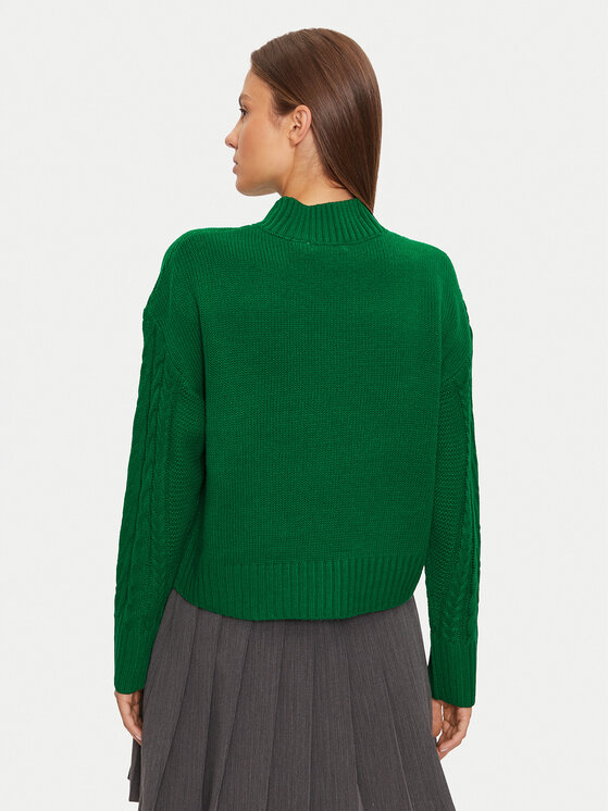 Brave Soul Brave Soul Dolčevita LK-274SAZZAB Zelena Regular Fit