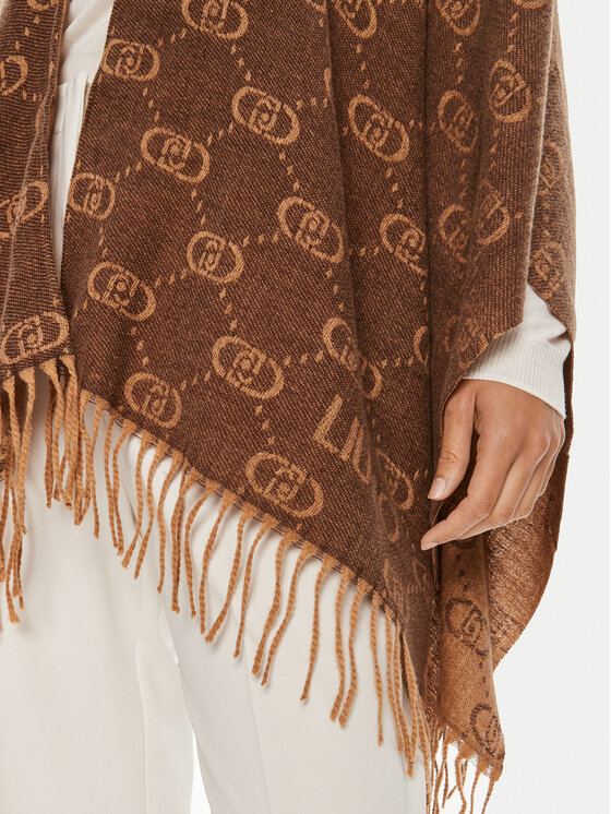 Liu Jo Liu Jo Poncho 2F4015 T0300 Marrone Relaxed Fit