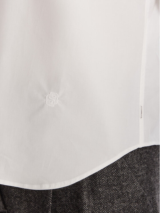 BOSS BOSS Koszula Bertyna 50543684 Biały Regular Fit