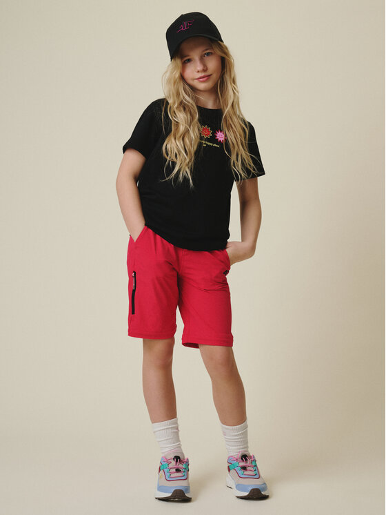 4F 4F Spodnie outdoor OUTERWEAR Różowy Regular Fit