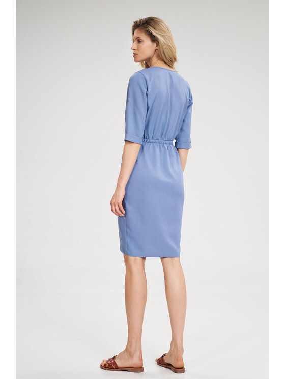 FIGL FIGL Šaty M702 Modrá Regular Fit
