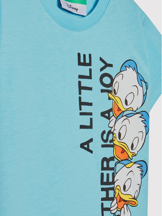 United Colors Of Benetton United Colors Of Benetton T-Shirt 3096G103I Niebieski Regular Fit