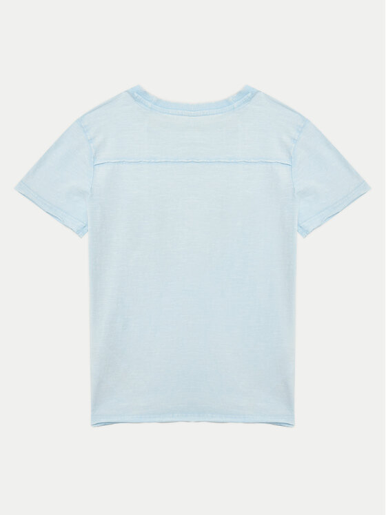 Guess Guess T-Shirt L5GI02 K6XN4 Světle modrá Regular Fit