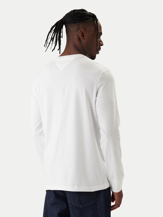 Tommy Hilfiger Tommy Hilfiger Longsleeve Brand Love MW0MW41454 Λευκό Regular Fit