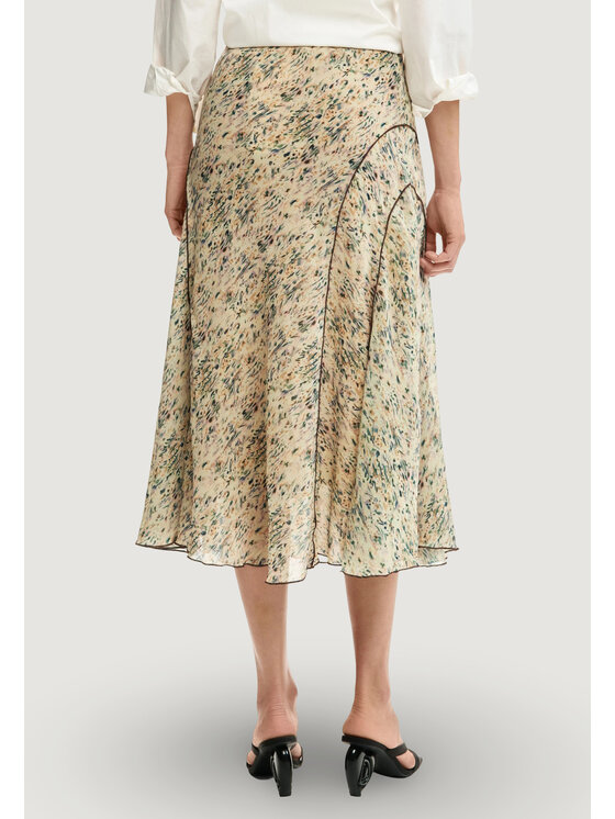 Desigual Desigual Spódnica FAL_RISHIT Beżowy Casual Fit