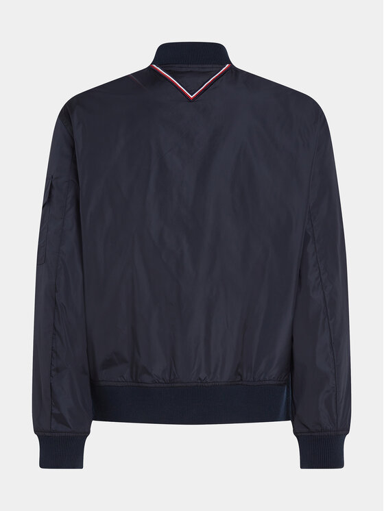 Tommy Hilfiger Tommy Hilfiger Bomber striukė MW0MW31642 Tamsiai mėlyna Regular Fit