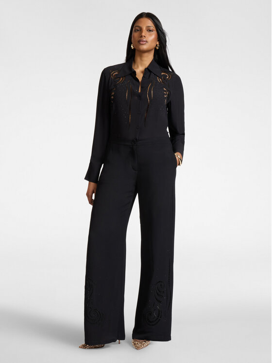 Elena Mirò Elena Mirò Camicia 5189P000273N033 Nero Regular Fit