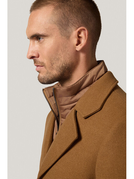 Próchnik Próchnik Płaszcz PM4 PC073225000022 Beżowy Regular Fit