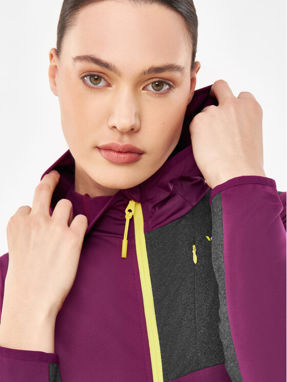 Viking Viking Bluza Tacoma Hoodie Lady Fioletowy Regular Fit