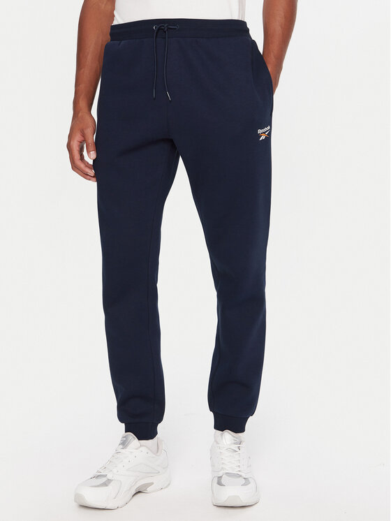 Reebok Spodnie dresowe RK25146CCM Granatowy Regular Fit