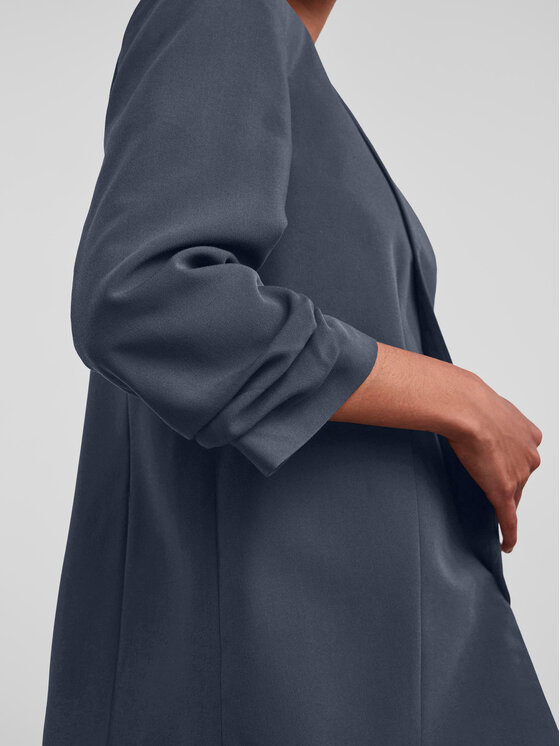 Pieces Pieces Marynarka 17090996 Granatowy Regular Fit