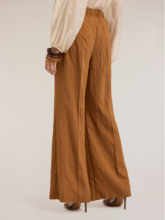 Motivi Motivi Pantaloni di tessuto P000W000827N0S2 Marrone Over Fit