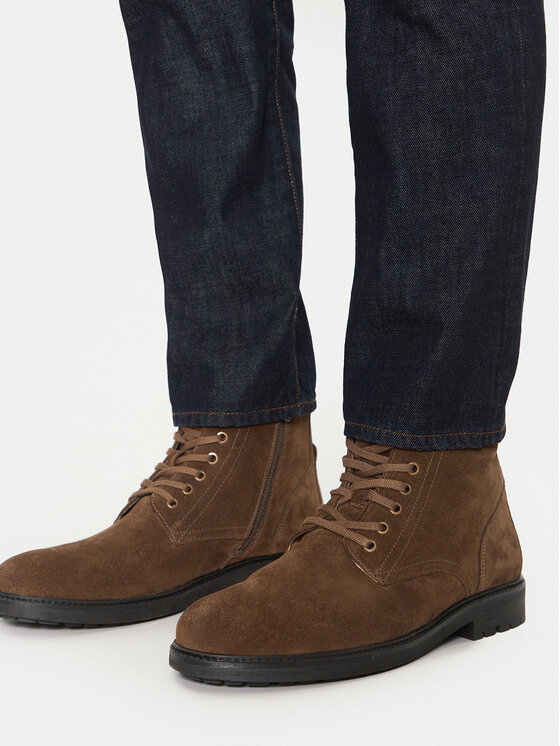 Pepe Jeans Pepe Jeans Trzewiki PMS50247 Brązowy