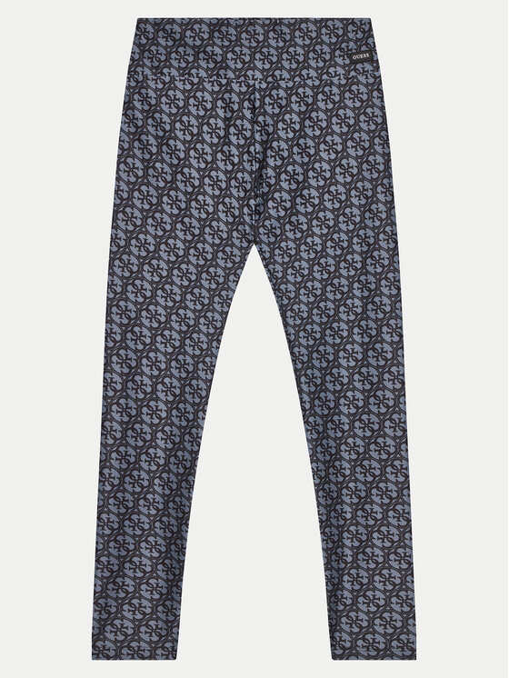 Guess Guess Leggings J5RB03 MC01P Crna Regular Fit