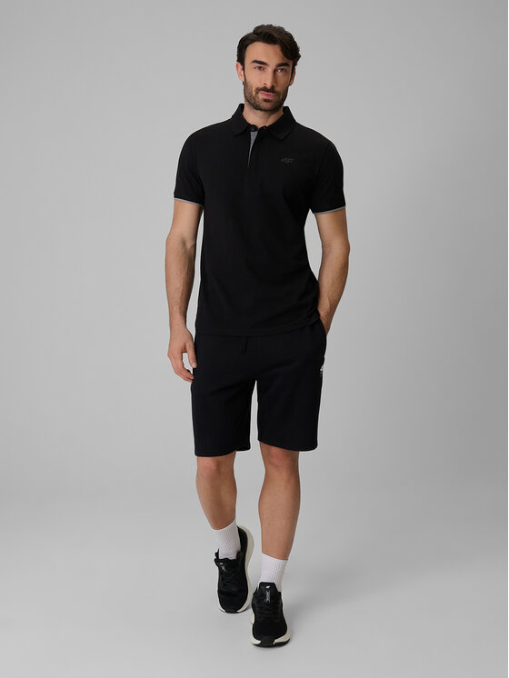 4F 4F Szorty sportowe PLAYER Czarny Regular Fit