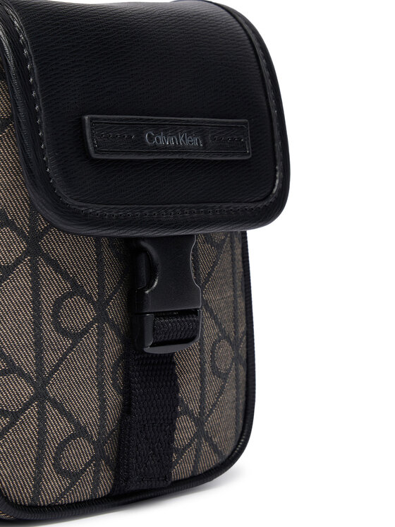 Calvin Klein Calvin Klein Crossover torbica Mixed Emblem Aop LV04D3527G Bež