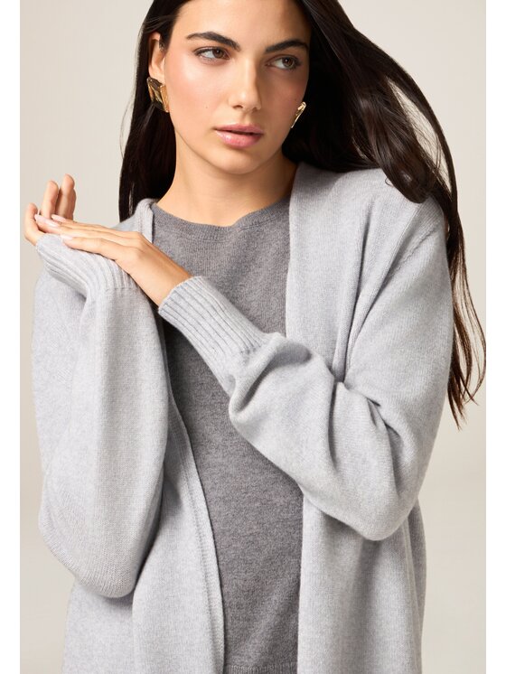 Oltre Oltre Cardigan M050E002036N003 Grigio Baggy Fit