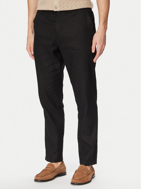 BOSS BOSS Chinos kelnes Sanderson-L-3 50559595 Juoda Regular Fit