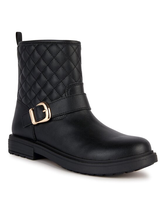 Geox Geox Ботуши J Eclair Girl J369QI 000BC C9999 M Черен