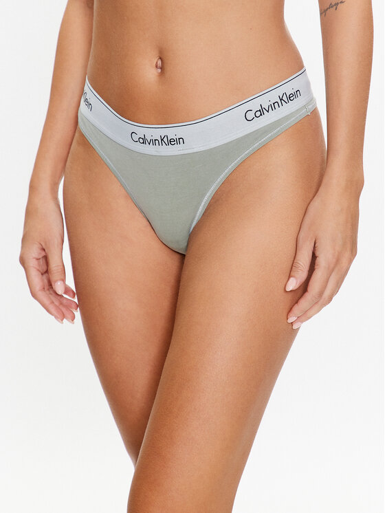 Calvin Klein Underwear Tangice 000QF7208E Zelena