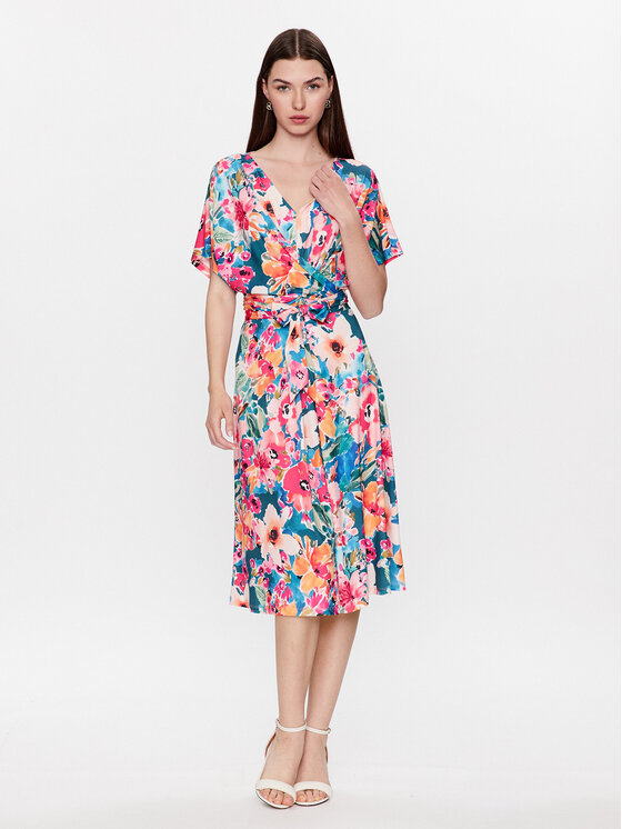 TATUUM Tatuum Trikotāžas kleita Milenno T2308.212 Tirkīzs Classic Fit