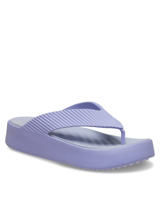 Crocs Crocs Джапанки Getaway Groove Platform Flip 210700 Виолетов