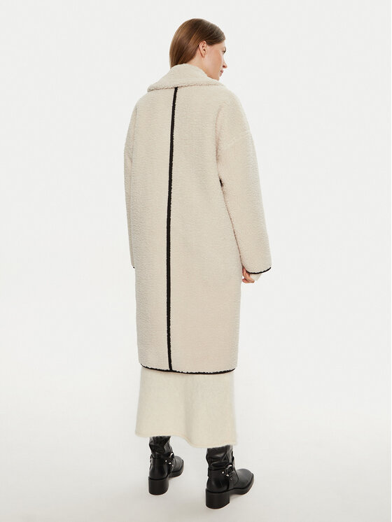 Munthe Munthe Fellmantel Tibur 243154024342 Schwarz Oversize