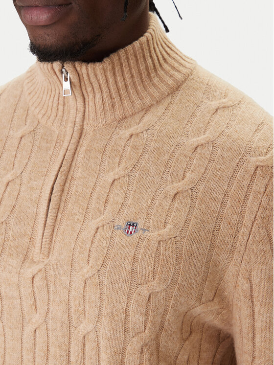 Gant Gant Svetr 8050260 Béžová Regular Fit