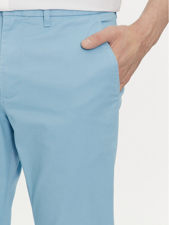 Tommy Hilfiger Tommy Hilfiger Čino bikses Bleecker MW0MW26619 Gaiši zils Slim Fit