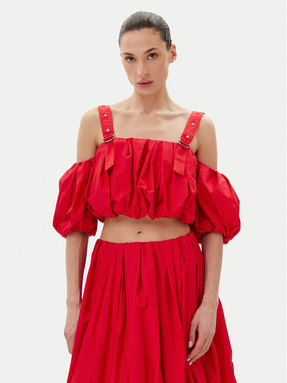PINKO PINKO Felső 105176 A2LD Piros Regular Fit