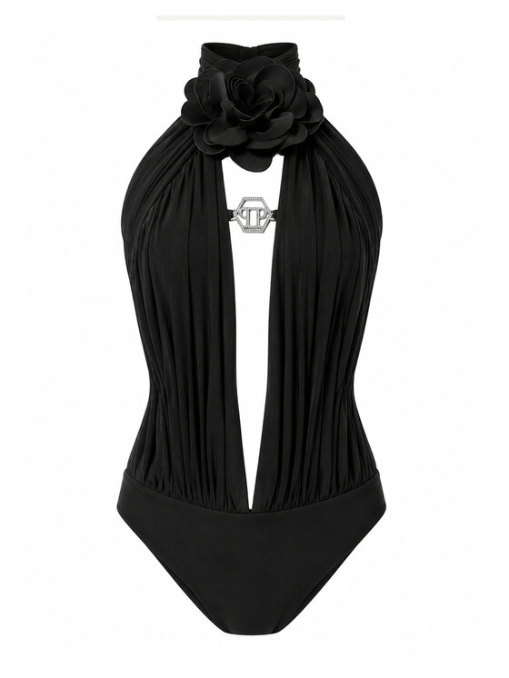 PHILIPP PLEIN PHILIPP PLEIN Body 31407 Czarny Skin Tight Fit