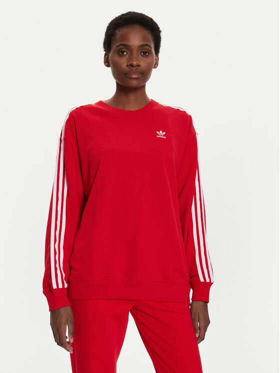 Adidas Jopa 3-Stripes IN8487 Rdeča Oversize