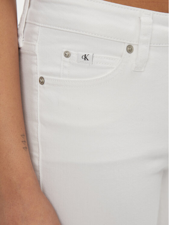 Calvin Klein Jeans Calvin Klein Jeans Blugi J20J222778 Alb Skinny Fit
