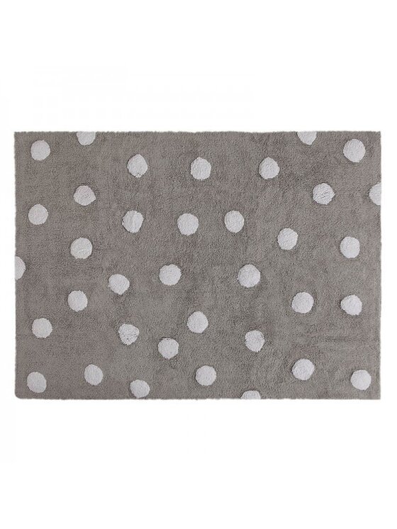 Lorena Canals Lorena Canals Dywan dziecięcy Dywan Bawełniany Topos Grey 120x160 cm Szary