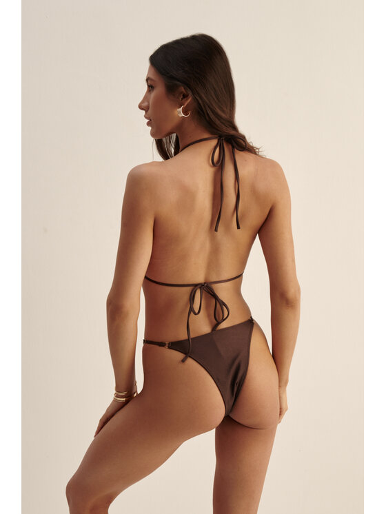 Hottie Hot Hottie Hot Dół od bikini OASIS Brązowy