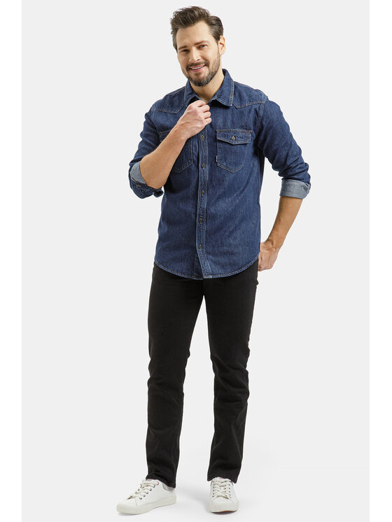 Cross Jeans Cross Jeans Jeansy E 161-328 Czarny Straight Leg