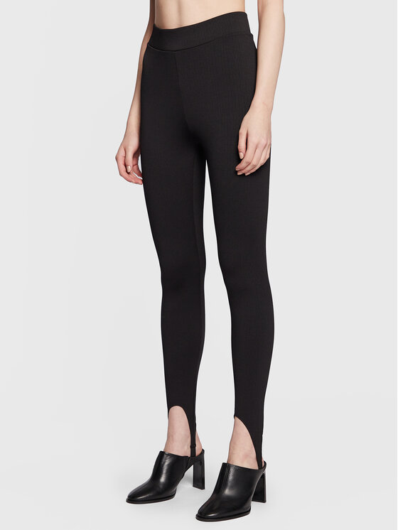 Gina Tricot Gina Tricot Legginsy Shiv 17814 Czarny Slim Fit