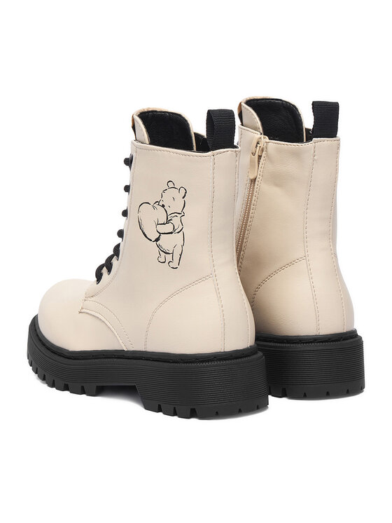 Winnie The Pooh Winnie The Pooh Schnürschuhe CEO-CS-AW26-238WTP Creme
