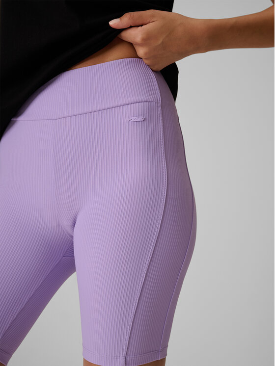 4F 4F Szorty sportowe TROPIC ORCHID Fioletowy jasny Slim Fit