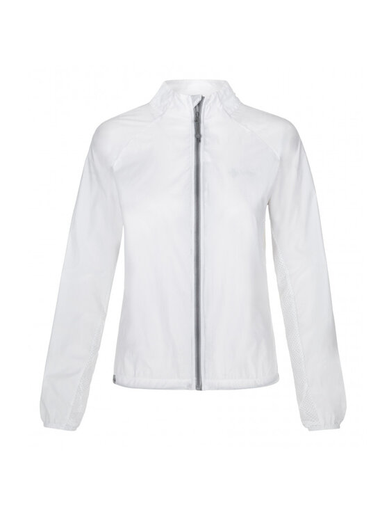 KILPI KILPI Kurtka do biegania TIRANO Biały Slim Fit